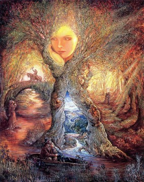 JW willow world Fantasy Oil Paintings